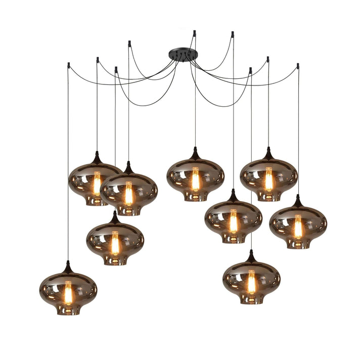 Moderne Glasflaske Pendellampe