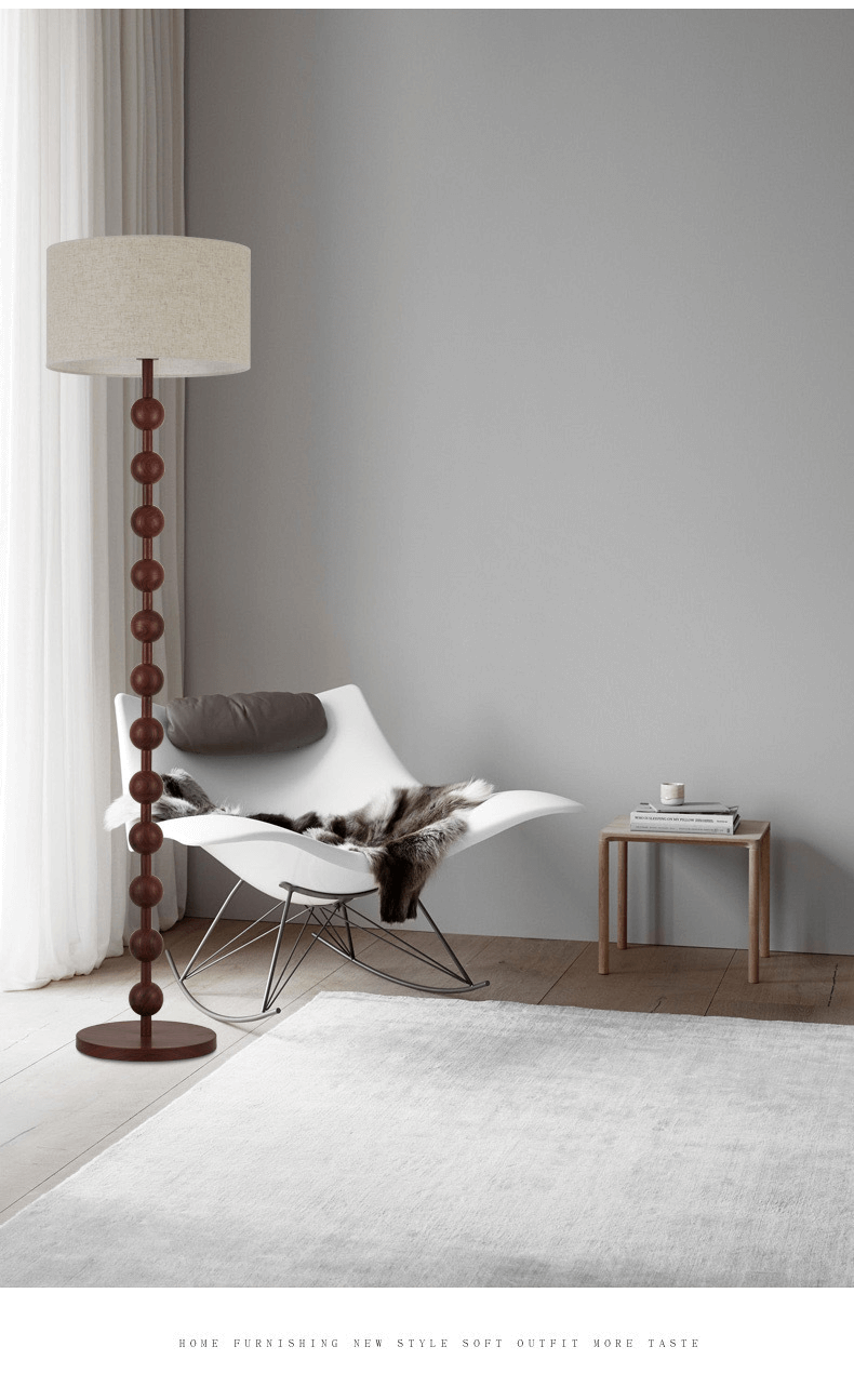 Japandi Gulvlampe Fod, Træ