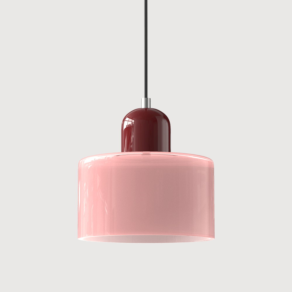 Moderni lasinen Bauhaus-tyylinen riippuvalaisin
