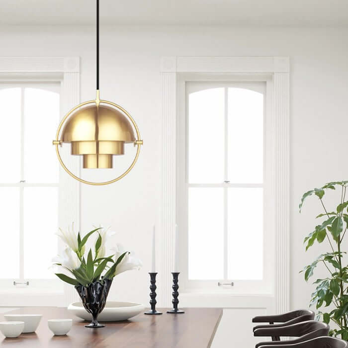 Moderne LED-hængelampe - Sølv