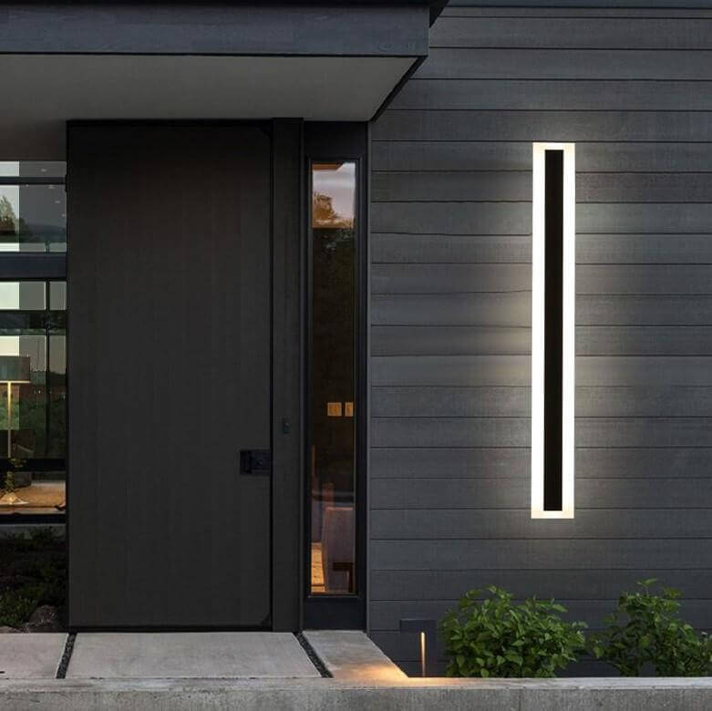 Moderni LED-seinävalaisin ulkokäyttöön