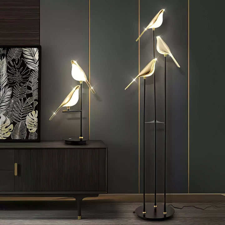 Magpie Perch Lampe Torchère Lampadaire