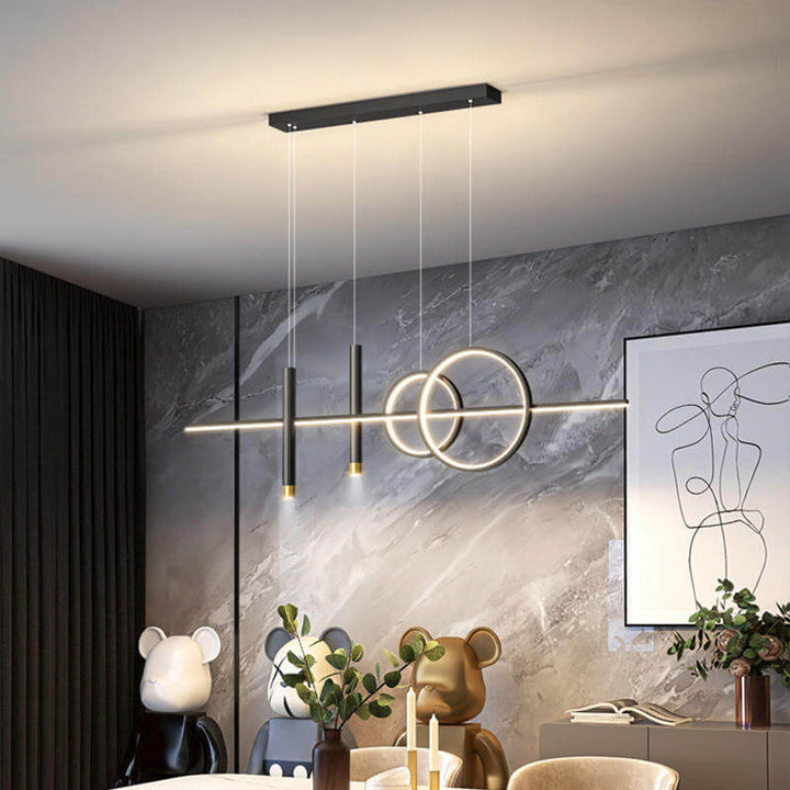 Moderne loftlampe til spisestuen