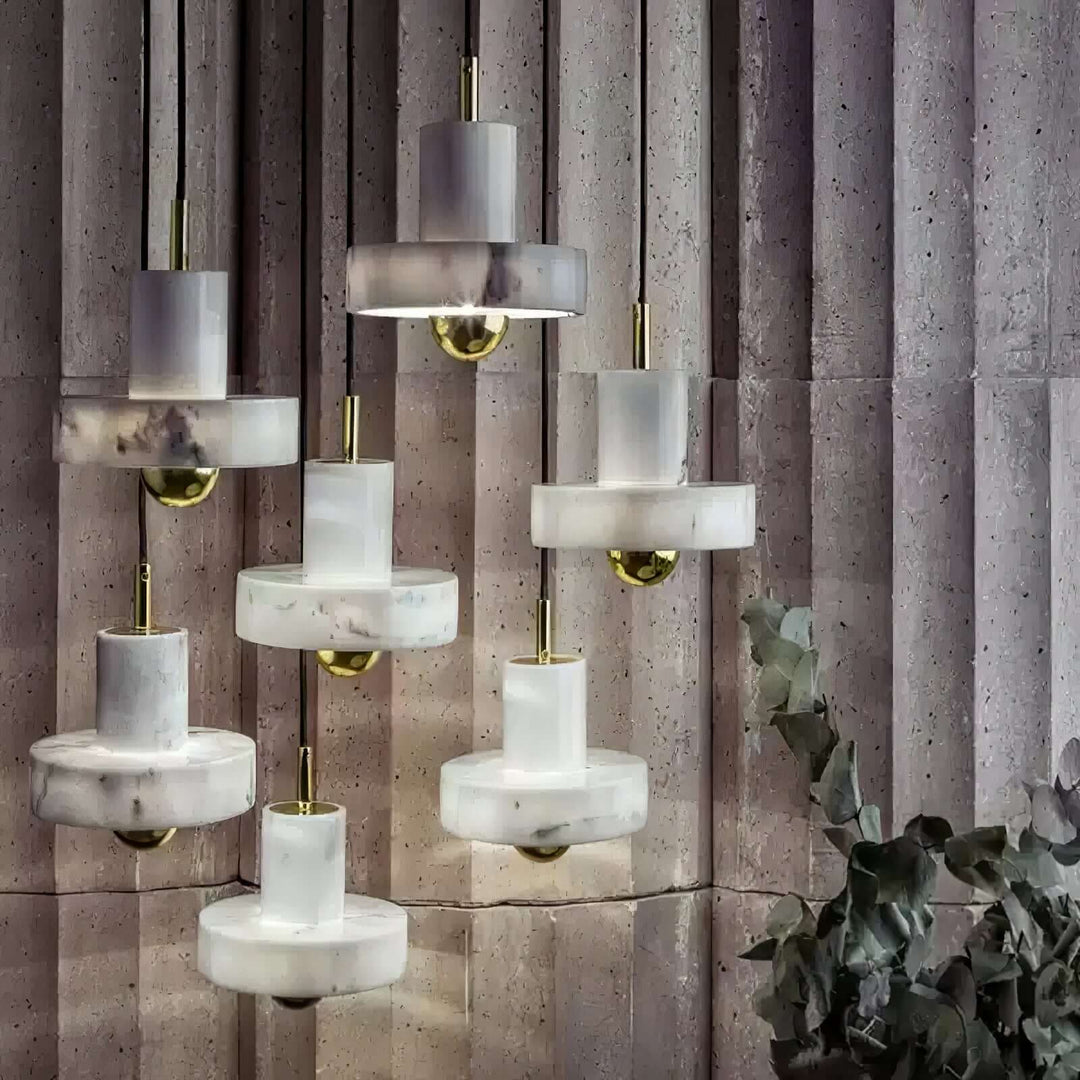 Marmoreret Aura Pendel Lampe