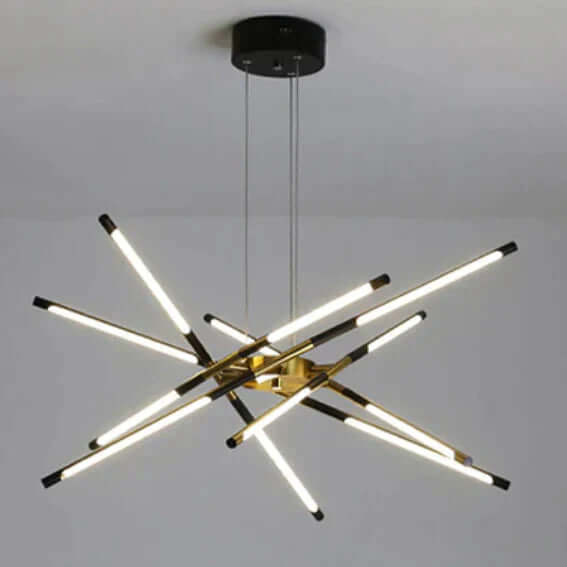 Moderne loftlampe med 8 lamper