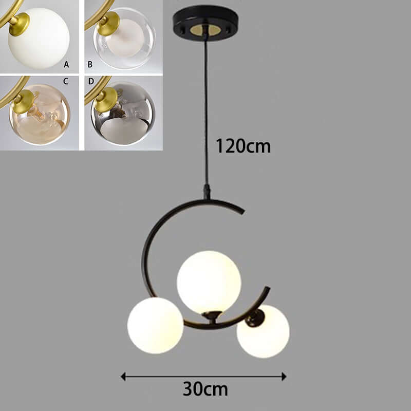 Moderne LED-pendellampe til indretning