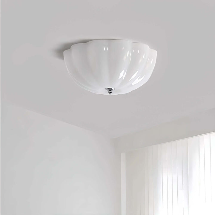 Moderne Opal Glas Loftlampe - Blødt og Diffust Lys