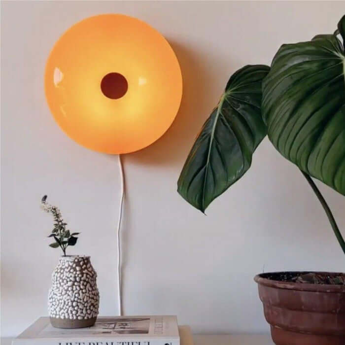 Bauhaus donut væg- og bordlampe