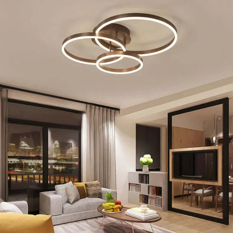 Elegant ring loftlampe