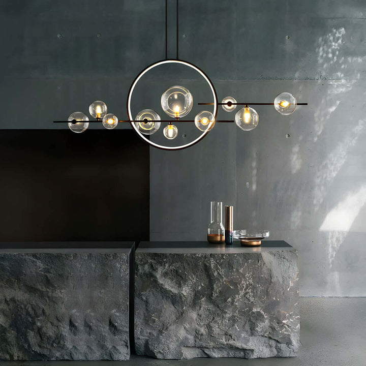 Elara | Moderne Loftslampe i Glas