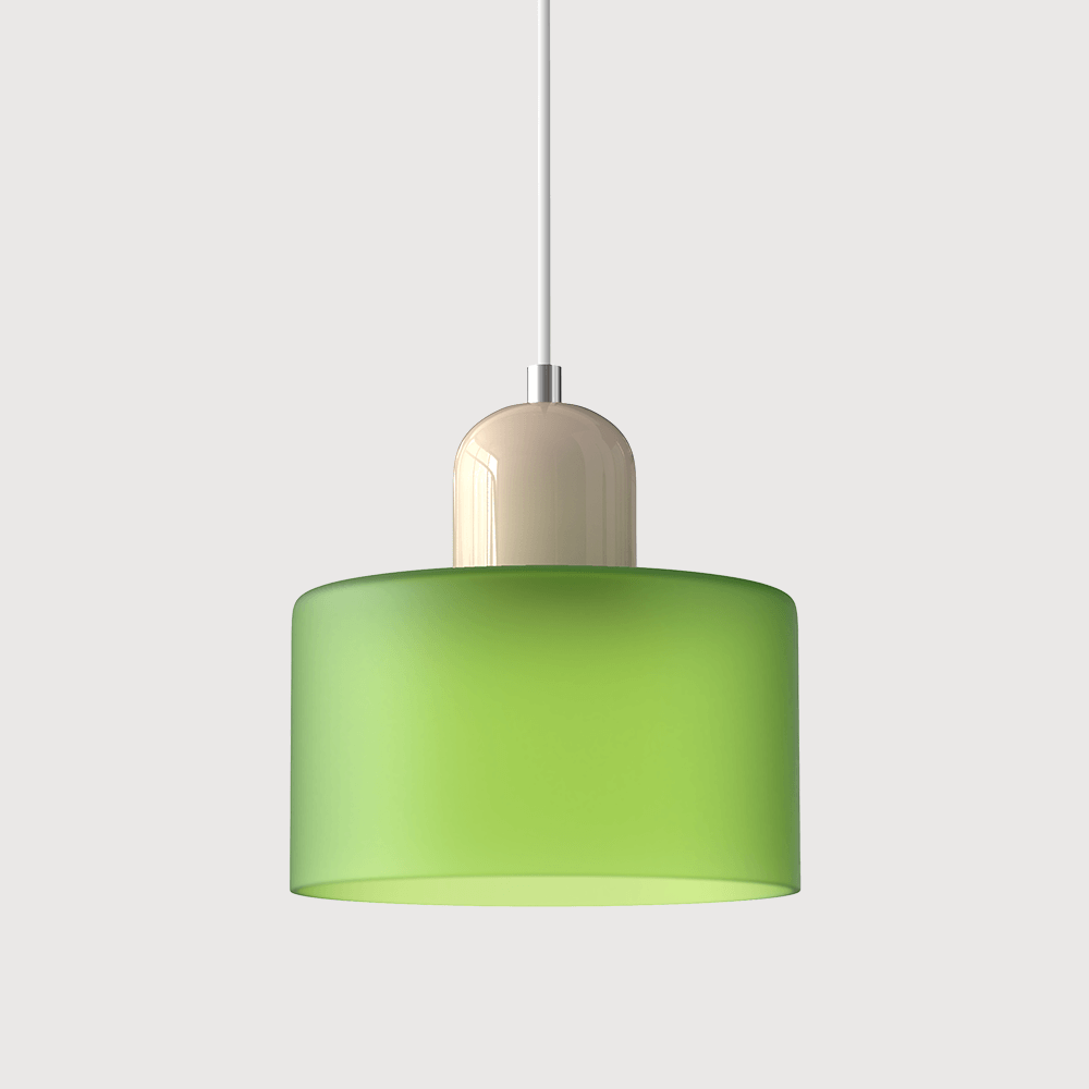 Moderni lasinen Bauhaus-tyylinen riippuvalaisin