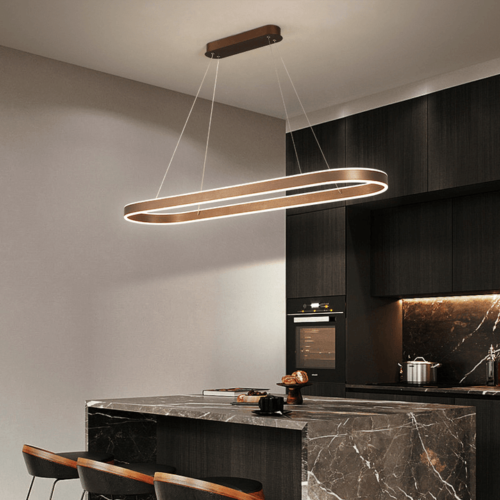 Moderne Spisebords Pendel - Rosaguld