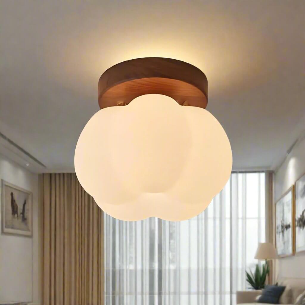 Sjovt og hyggeligt pærek design loftslampe