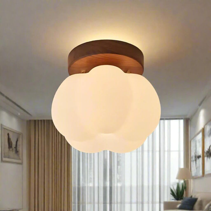 Sjovt og hyggeligt pærek design loftslampe