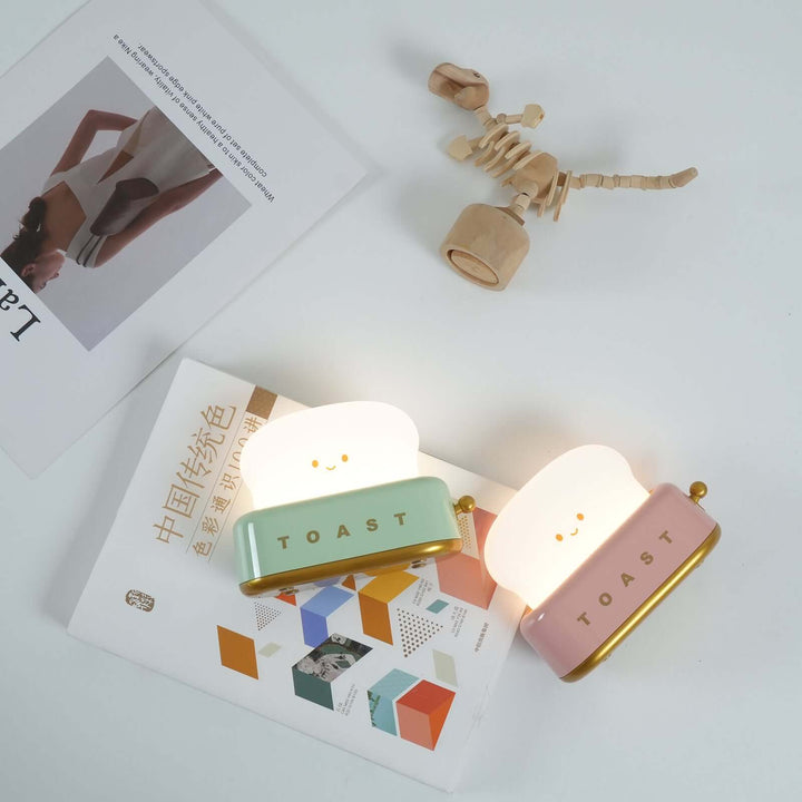 Bordlampe Toast-design (integreret batteri)