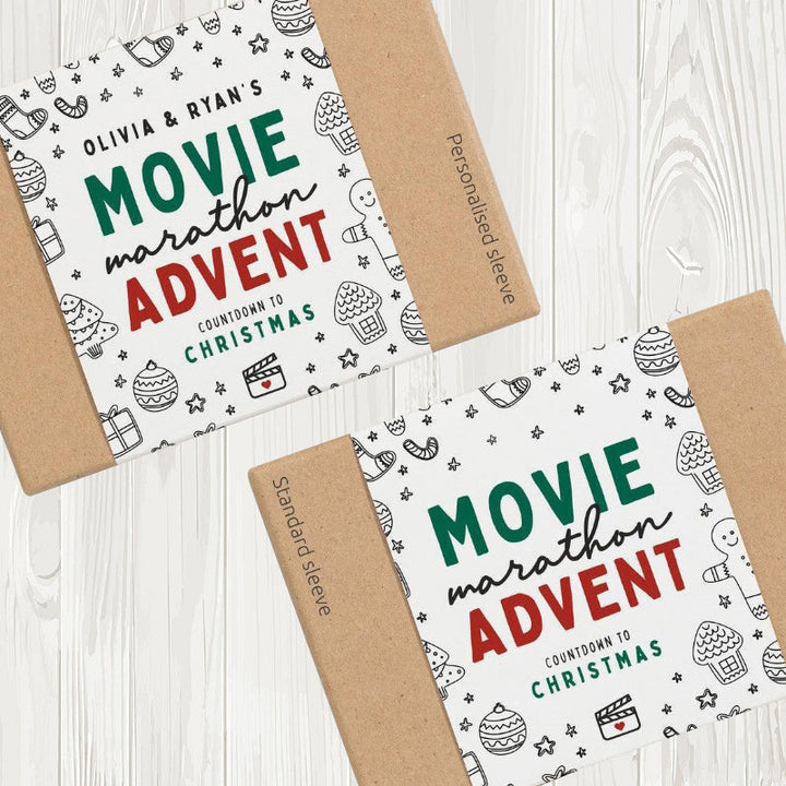 Julekalenderkort: 24 kort med spændende trivia og filmforslag til julen, 7x5 cm, kortmateriale.