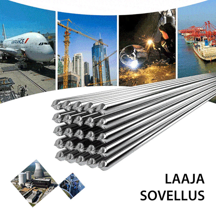Løsnings-loddestænger til aluminium og legeringer, sølvfarvede, stærke og nemme at bruge, DIY-hjemmereparationer, ikke-professionelle, bil og arbejde