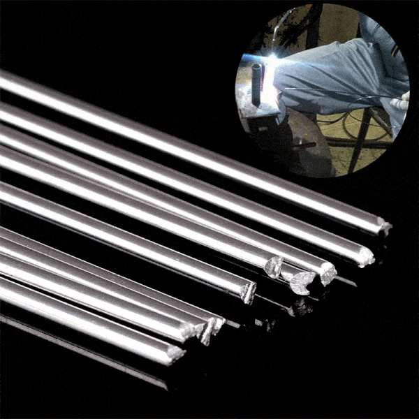 Løsnings-loddestænger til aluminium og legeringer, sølvfarvede, stærke og nemme at bruge, DIY-hjemmereparationer, ikke-professionelle, bil og arbejde