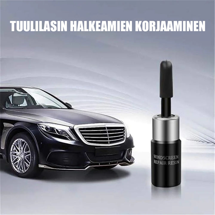 "Auton lasin korjausneste, kirkas neste, korjaa halkeamat ja hämähäkinseitti-vauriot, autotarvikkeet, tehokas tuulilasinhuolt