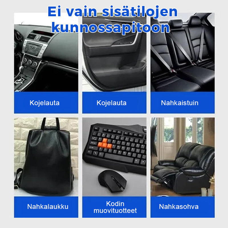 Bilplejemiddel til interiør, genoprettende og beskyttende middel, velegnet til instrumentbræt og sæder.