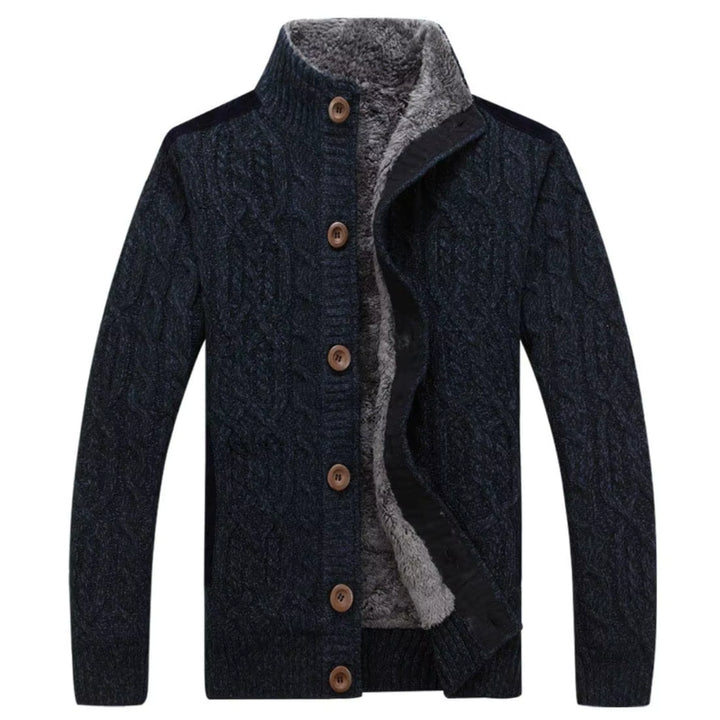 Herre Multifarvet Klassisk Cardigan til Efteråret