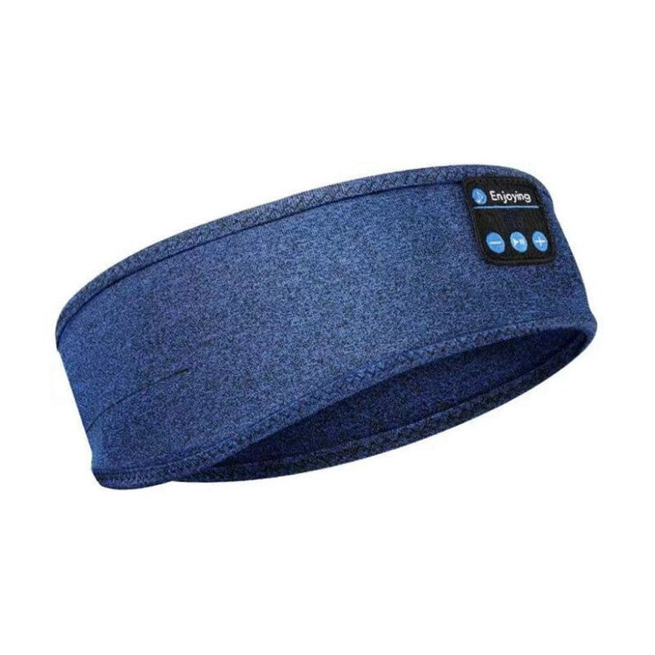 Bluetooth sports headband, ergonomic and wireless, for men and women. Multipurpose design and multiple color options.