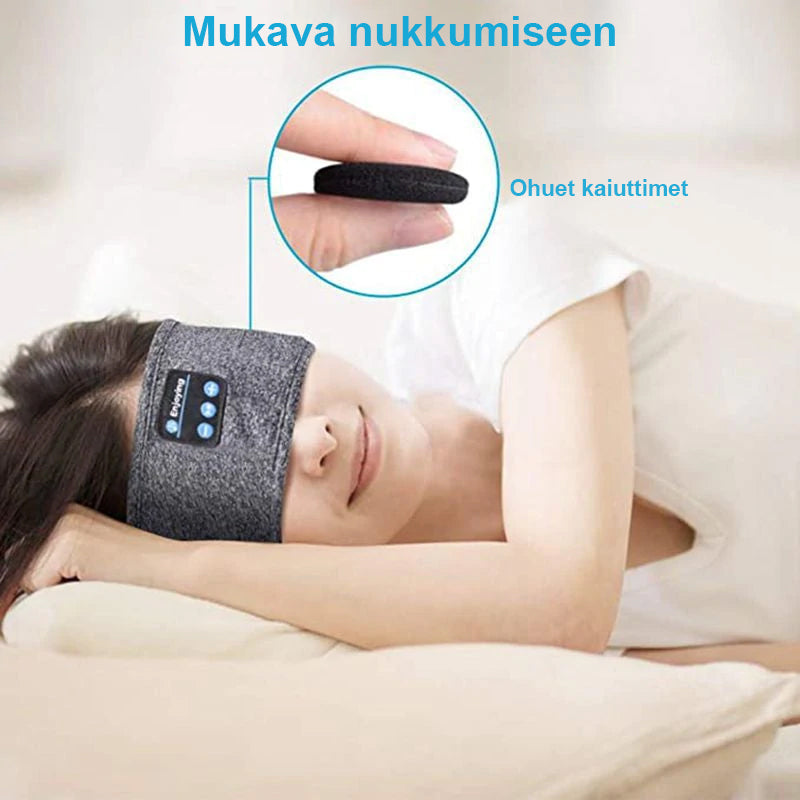 Bluetooth sports headband, ergonomic and wireless, for men and women. Multipurpose design and multiple color options.