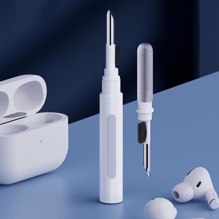 Bluetooth hovedtelefon rengøringsbørste, let og bærbar, mikrofiberbørste til dybdegående rengøring, miljøvenlig.