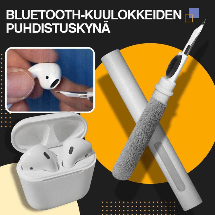 Bluetooth hovedtelefon rengøringsbørste, let og bærbar, mikrofiberbørste til dybdegående rengøring, miljøvenlig.
