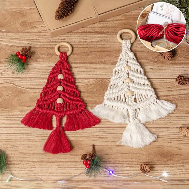 DIY julepynt, håndlavet sæt, sart og farverigt, til at skabe juledekorationer.