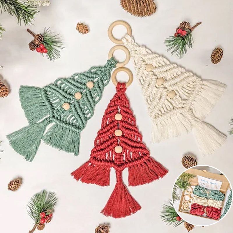 DIY julepynt, håndlavet sæt, sart og farverigt, til at skabe juledekorationer.