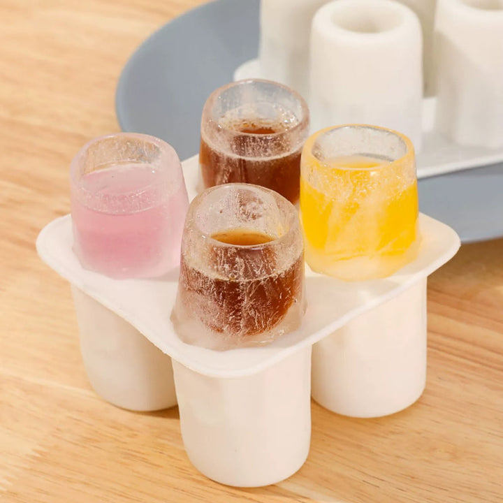 DIY Shottiglas i Is, moderne design, klart og iset udseende. Perfekt til fester, bringer kølighed til dine glas.