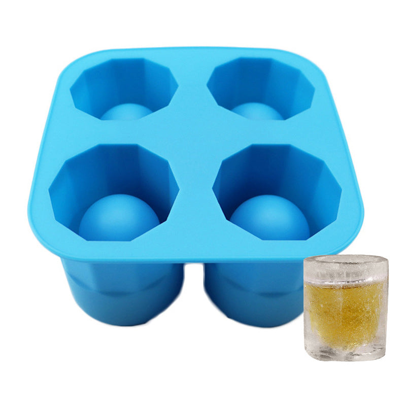 DIY Shottiglas i Is, moderne design, klart og iset udseende. Perfekt til fester, bringer kølighed til dine glas.