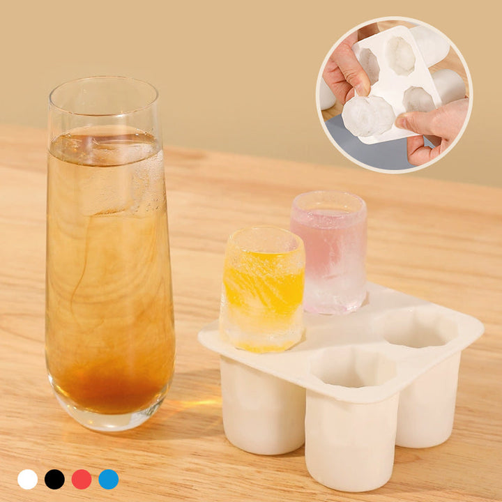 DIY Shottiglas i Is, moderne design, klart og iset udseende. Perfekt til fester, bringer kølighed til dine glas.