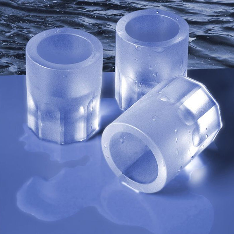 DIY Shottiglas i Is, moderne design, klart og iset udseende. Perfekt til fester, bringer kølighed til dine glas.
