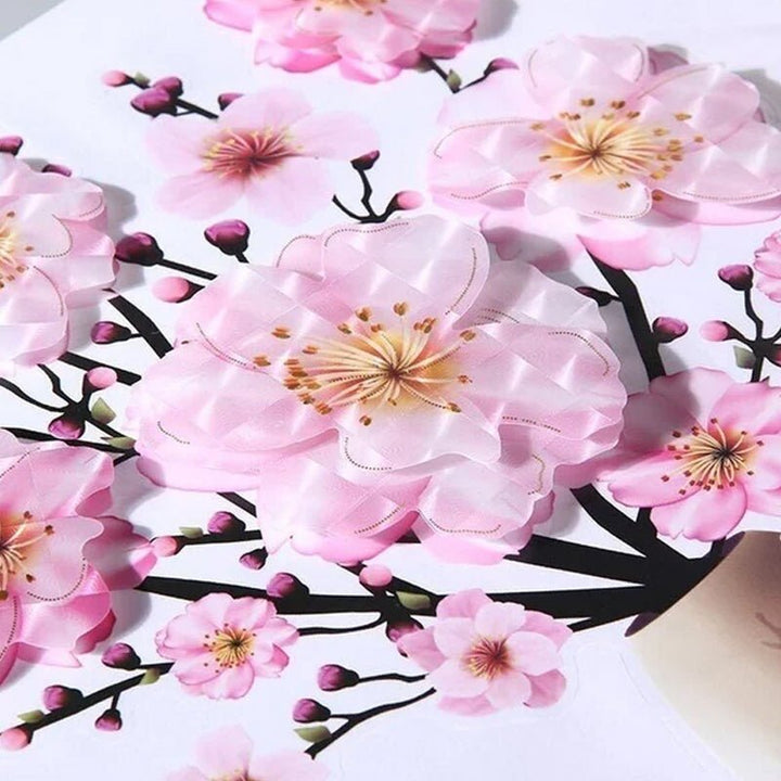 DIY Plante Vase 3D Stereoskopiske Klistermærker til boligindretning, levende 3D-effekt med blomster- og plantemotiver, moderne naturinspireret dekoration