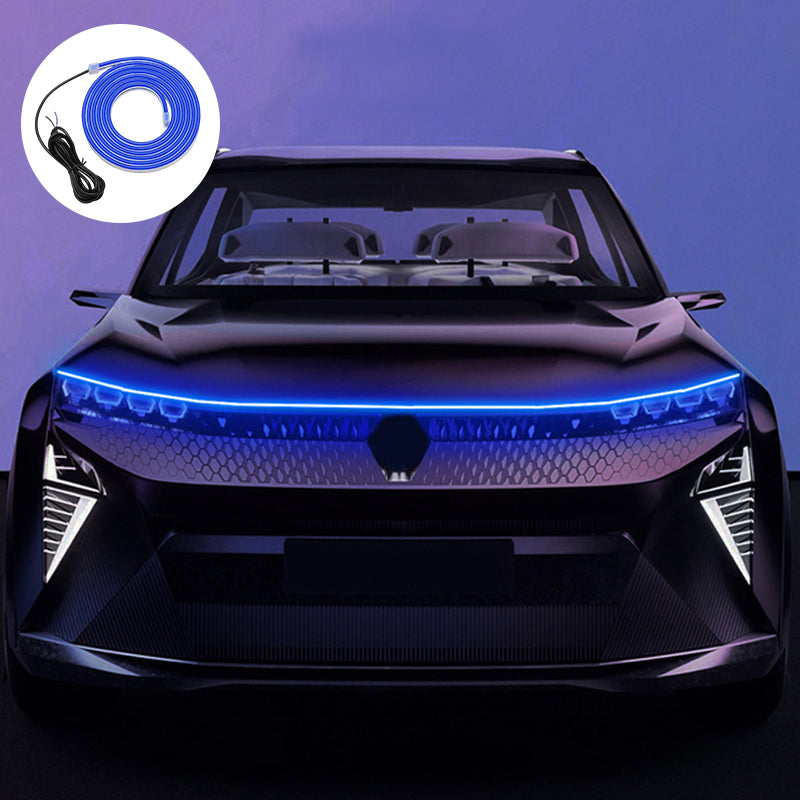 "Dynaamiset LED-nauhavalot autoon, vedenpitävät ja värikkäät, 200cm pitkä LED-nauha moderniin tyyliin."