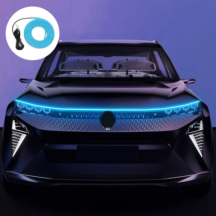 "Dynaamiset LED-nauhavalot autoon, vedenpitävät ja värikkäät, 200cm pitkä LED-nauha moderniin tyyliin."