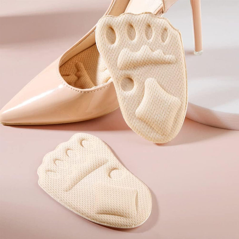EVA-skum, beige/sorte mænds indlægssåler til forfoden, ergonomisk design, optimal støtte til gang