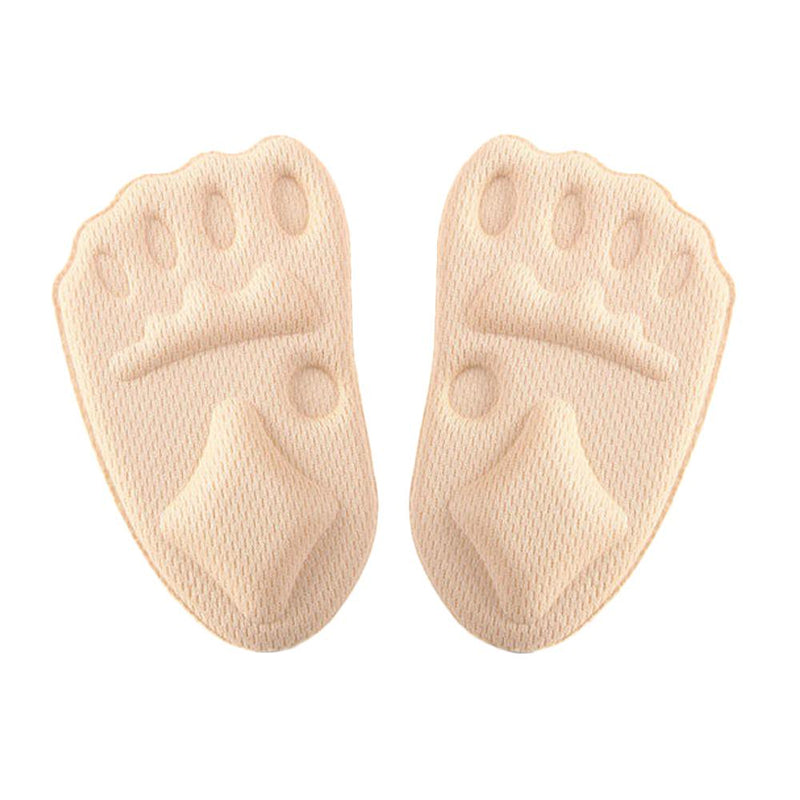 EVA-skum, beige/sorte mænds indlægssåler til forfoden, ergonomisk design, optimal støtte til gang