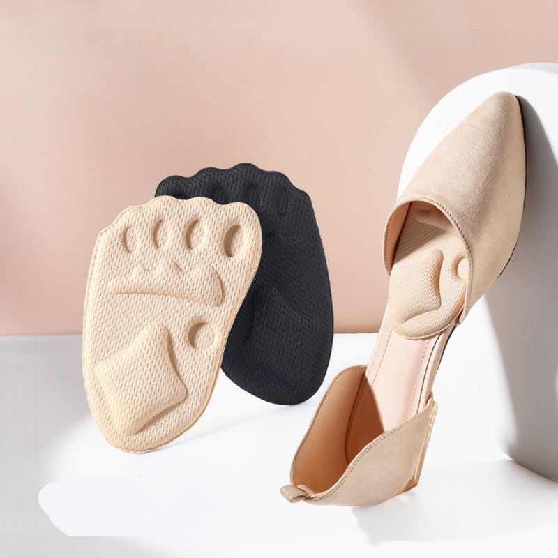 EVA-skum, beige/sorte mænds indlægssåler til forfoden, ergonomisk design, optimal støtte til gang