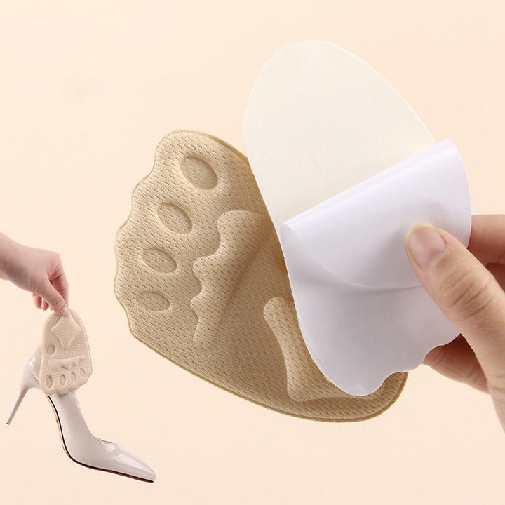 EVA-skum, beige/sorte mænds indlægssåler til forfoden, ergonomisk design, optimal støtte til gang