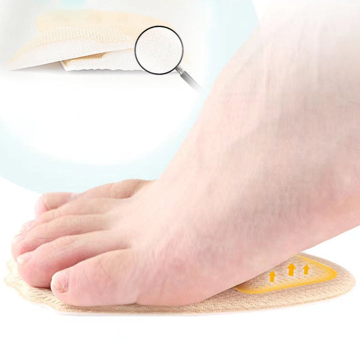 EVA-skum, beige/sorte mænds indlægssåler til forfoden, ergonomisk design, optimal støtte til gang