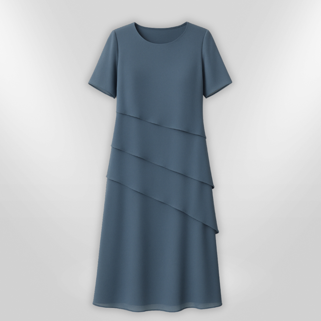 Elegant damekjole i chiffon - styling
