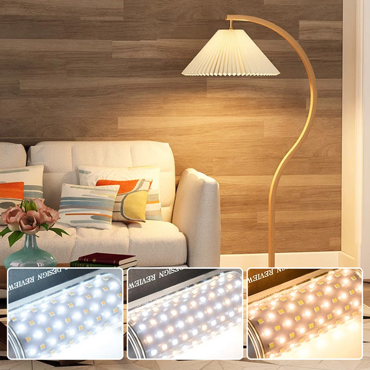 "Energiatehokas LED-lamppu, 360° valaistus, moderni muotoilu, valkoinen valo, himmennettävä, ympäristöystävällinen."