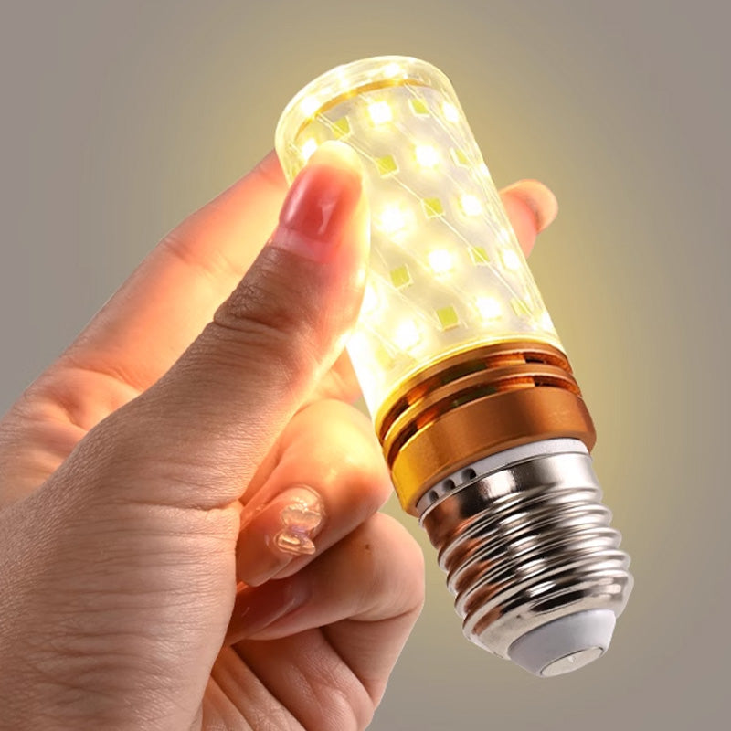 "Energiatehokas LED-lamppu, 360° valaistus, moderni muotoilu, valkoinen valo, himmennettävä, ympäristöystävällinen."
