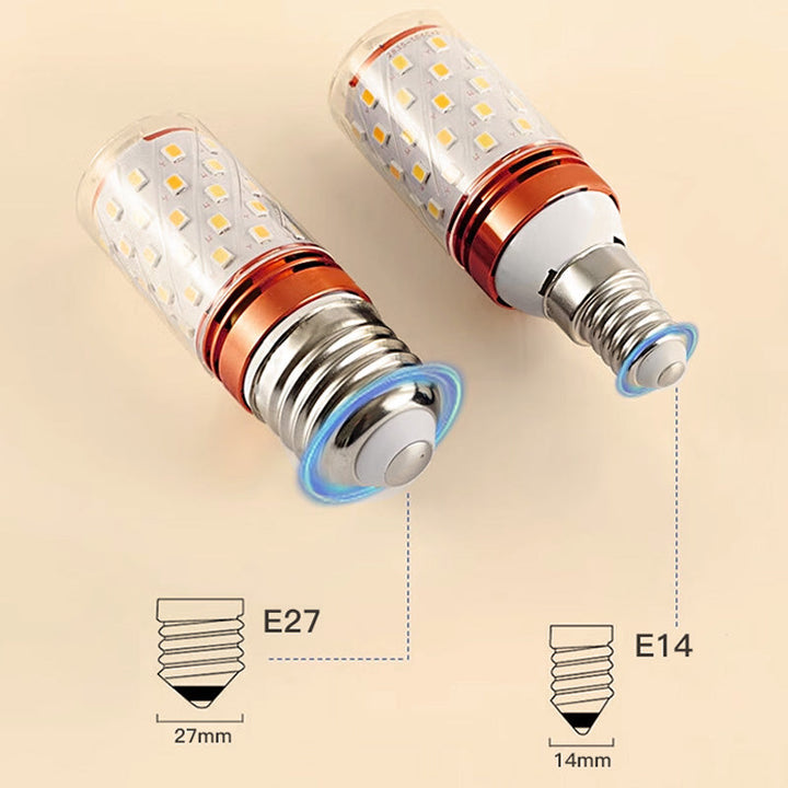 "Energiatehokas LED-lamppu, 360° valaistus, moderni muotoilu, valkoinen valo, himmennettävä, ympäristöystävällinen."