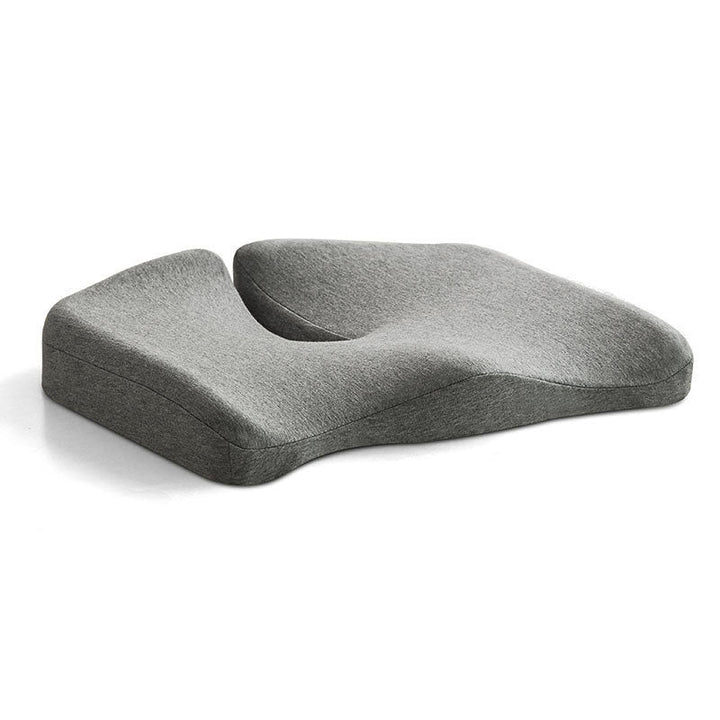 "Ergonominen U-muotoinen istuintyyny selkätuella, sininen, memory-vaahto, mukava ja hengittävä käytettäväksi kotona tai toimi