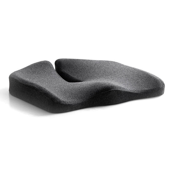 "Ergonominen U-muotoinen istuintyyny selkätuella, sininen, memory-vaahto, mukava ja hengittävä käytettäväksi kotona tai toimi