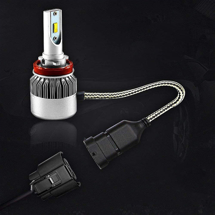 Ultra-lyse LED-køretøjslygter til bil, sølvkabinet i aluminium, 30W effekt, optimal synlighed under alle vejrforhold